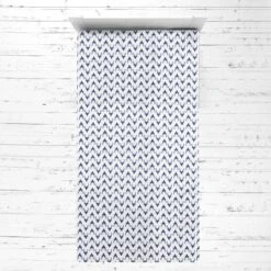 Bacati - Noah Bucks Navy Muslin 3 Pc Toddler Bed Sheet Set