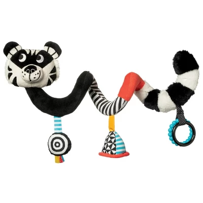 Manhattan Toy Wimmer Ferguson Tiger Baby Spiral For Cribs And Travel Accessories With Rattle, Discovery Mirror And Teethers 2 Manhattan Toy Wimmer Ferguson Tiger Baby Spiral For Cribs And Travel Accessories With Rattle, Discovery Mirror And Teethers - Image 2