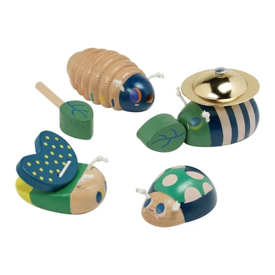 Manhattan Toy Folklore Bug Quartet 4-Piece Musical Wooden Toy Set For Toddlers 2 Manhattan Toy Folklore Bug Quartet 4-Piece Musical Wooden Toy Set For Toddlers - Image 2