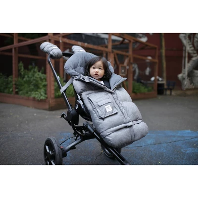 7AM Enfant Warmmuffs Stroller Gloves - Heather Gray 2 7AM Enfant Warmmuffs Stroller Gloves - Heather Gray - Image 2