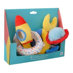 Manhattan Toy Space Themed Rocket Soft Baby Travel Spiral With Baby-safe Mirror, Elastic Pull Cord And Rattle Chime -Baby Trend Store GUEST 0897dbe0 8818 484b b6b9 104073123591