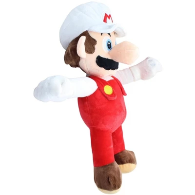 Chucks Toys Super Mario 16 Inch Character Plush | Fire Mario 1 Chucks Toys Super Mario 16 Inch Character Plush | Fire Mario