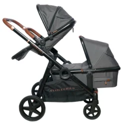 Venice Child Maverick Stand Alone Bassinet For Single To Double Stroller (Not Included) With Side Storage Pocket And Sun Guard Canopy, Eclipse Black -Baby Trend Store GUEST 0de82a1a 733b 49b7 8041 f444663df917