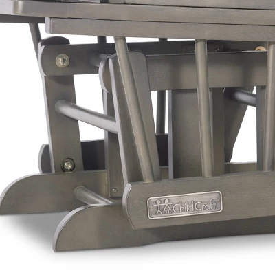 Child Craft Tranquil Glider And Ottoman - Dapper Gray 6 Child Craft Tranquil Glider And Ottoman - Dapper Gray - Image 6