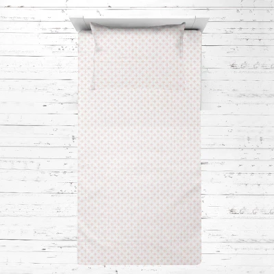 Bacati - Petals Coral Muslin 3 Pc Toddler Bed Sheet Set 100 Percent Cotton 2 Bacati - Petals Coral Muslin 3 Pc Toddler Bed Sheet Set 100 Percent Cotton - Image 2