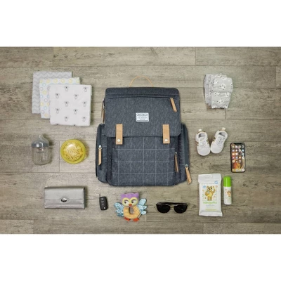 Eddie Bauer Cascade Plaid Diaper Bag - Gray 11 Eddie Bauer Cascade Plaid Diaper Bag - Gray - Image 11