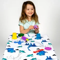 JumpOff Jo - Splat Mat - Waterproof And Washable, For Booster Seat, Tabletop, Carpet - Protection From Spills, Indoor-Outdoor - 51 X 51 -Baby Trend Store GUEST 1da0f91a 25bd 41c6 b036 f3b6427a49d9