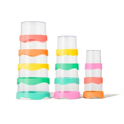 Lovevery Drip Drop Cups - 12pc 2 Lovevery Drip Drop Cups - 12pc - Image 2