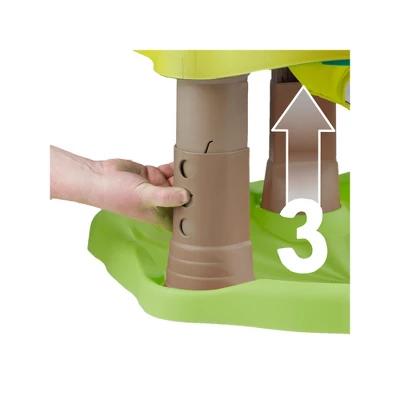 Evenflo ExerSaucer Triple Fun Saucer Life In The Amazon Baby Bouncer Seat Walker Play Activity Center, Green 3 Evenflo ExerSaucer Triple Fun Saucer Life In The Amazon Baby Bouncer Seat Walker Play Activity Center, Green - Image 3