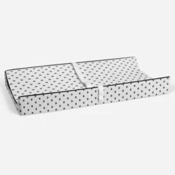 Bacati - Hearts Quilted Muslin Changing Pad Cover Black -Baby Trend Store GUEST 2bdeaef5 bb88 45c2 ab6b c8eea9366ce0