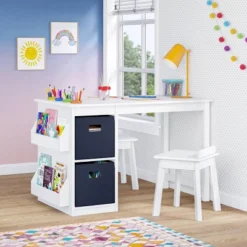 Kids' Art Activity Table With Storage White - RiverRidge Home -Baby Trend Store GUEST 2c3a1141 403c 43ba b631 4e89f537ea11