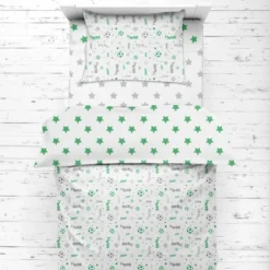 Bacati - Soccerball Green/Gray Muslin 4 Pc Toddler Bedding Set -Baby Trend Store GUEST 2cf48fed fbef 4888 b788 448e7298a3cc