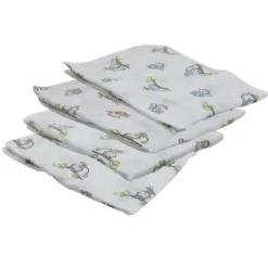 Bacati - Happy Monkeys Blue/Green/Gray Boys Muslin Swaddling Blankets Set Of 4 6 Bacati - Happy Monkeys Blue/Green/Gray Boys Muslin Swaddling Blankets Set Of 4 -Baby Trend Store GUEST 316ed335 9692 49be 9fef eeab80ffd562