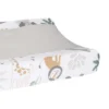 Lambs & Ivy Jungle Friends Soft, Warm & Cozy Safari Changing Pad Cover - Gray