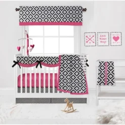 Bacati - Love Black/Fuschia Musical Mobile -Baby Trend Store GUEST 3aa9391c 5f5b 46c8 af86 43710bb637d3