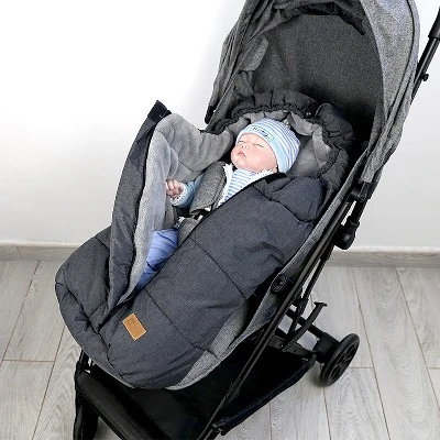 JOYB 2-in-1 Universal Stroller Sleeping Bag & Cushion, Fleece-Lined Sleep Sack For Stroller 2 JOYB 2-in-1 Universal Stroller Sleeping Bag & Cushion, Fleece-Lined Sleep Sack For Stroller - Image 2