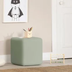 Sweedi Kids' Stool Sage Green - South Shore