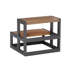 Barberry Wood And Metal Bed Steps - Powell -Baby Trend Store GUEST 410a31be f13c 49f1 8106 692231b77911