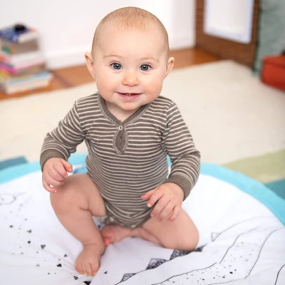 JumpOff Jo - Round Baby Floor Mat For Tummy Time, Play, And More, 36" Diameter - Fairy Blossom 3 JumpOff Jo - Round Baby Floor Mat For Tummy Time, Play, And More, 36" Diameter - Fairy Blossom - Image 3