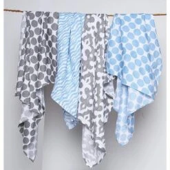 Bacati - Ikat Blue/Gray Swaddling Muslin Blankets Set Of 4 6 Bacati - Ikat Blue/Gray Swaddling Muslin Blankets Set Of 4 -Baby Trend Store GUEST 475dba00 0b5f 4dd9 9d7f 08b83e8c198e