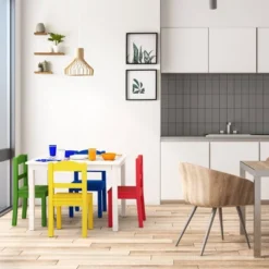 5pc Kids' Wood Table And Chair Set - Humble Crew 7 5pc Kids' Wood Table And Chair Set - Humble Crew -Baby Trend Store GUEST 4a251ecb 2498 4e6b 90d9 4f4aa92ffebf