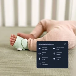 Owlet Dream Sock - Smart Baby Monitor With Heart Rate And Average Oxygen O2 As Sleep Quality Indicator