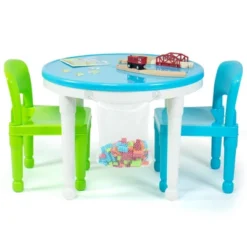 3pc Kids' 2 In 1 Round Activity Table With Chairs - Humble Crew -Baby Trend Store GUEST 50c53ada 740d 4583 bc4b a3ca4cbf68d5
