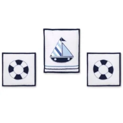 Bacati - Little Sailor Anchor Boat Blue Navy 10 Pc Crib Bedding Set With Long Rail Guard Cover 15 Bacati - Little Sailor Anchor Boat Blue Navy 10 Pc Crib Bedding Set With Long Rail Guard Cover -Baby Trend Store GUEST 51656916 cddd 4f93 a726 0764524988a8