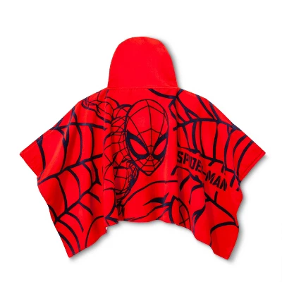 Marvel Spider-Man Hooded Bath Towel Red 1 Marvel Spider-Man Hooded Bath Towel Red