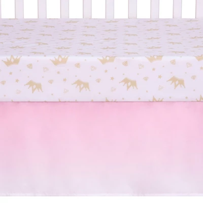 Sammy & Lou Tiara Princess Crib Bedding Set - 4pc 3 Sammy & Lou Tiara Princess Crib Bedding Set - 4pc - Image 3