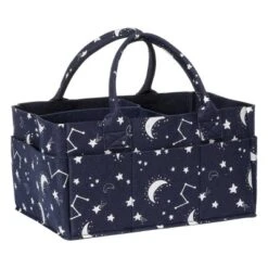 Sammy & Lou Printed Felt Storage Caddy - Stars