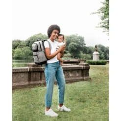 Eddie Bauer Sport Traveler Back Pack Diaper Bag - Gray -Baby Trend Store GUEST 55b88b09 801a 4de9 89ea a780351d23ce