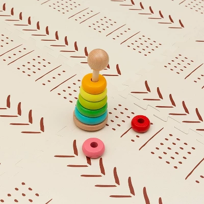 CHILDLIKE BEHAVIOR 71.65" X 71.65" Non-Toxic Soft Baby Play Mat, X-Large Gray 3 CHILDLIKE BEHAVIOR 71.65" X 71.65" Non-Toxic Soft Baby Play Mat, X-Large Gray - Image 3