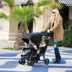 Joovy Caboose Too Ultralight Sit Stand Double Tandem Stroller - Black -Baby Trend Store GUEST 5d94d358 4f3a 4fe3 9f35 d5a9b3f39607