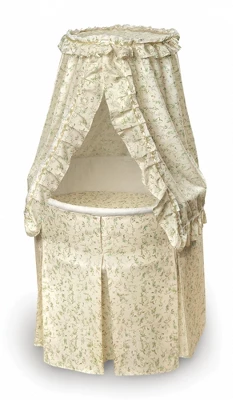 Badger Basket Empress Round Baby Bassinet With Canopy 7 Badger Basket Empress Round Baby Bassinet With Canopy - Image 7