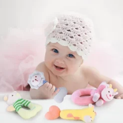 IPlay, ILearn Plush Baby Rattles