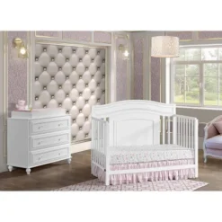Oxford Baby Briella 4-in-1 Convertible Crib - White -Baby Trend Store GUEST 609aed10 cca9 4ccc 9506 412f7f6eee8c