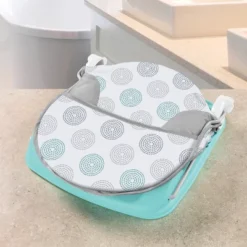 Summer Infant Deluxe Baby Bather Dashed Dots Gray/Aqua -Baby Trend Store GUEST 63643b0c 3bb7 4f6f 9f40 073842fdf404