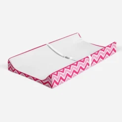 Bacati - MixNMatch Pink White Changing Pad Cover