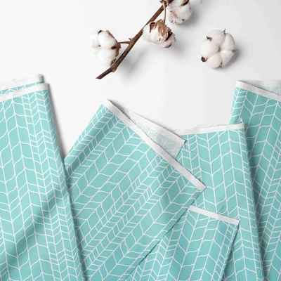 Bacati - Safari Animals Aqua Grid Print 100 Percent Cotton Universal Baby US Standard Crib Or Toddler Bed Fitted Sheet 1 Bacati - Safari Animals Aqua Grid Print 100 Percent Cotton Universal Baby US Standard Crib Or Toddler Bed Fitted Sheet