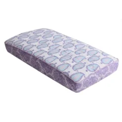 Bacati - Isabella Paisley Aqua/Lilac/Purple Paisley Changing Pad Cover -Baby Trend Store GUEST 6f09491b 26ef 4d01 ac00 86f7f1c5e4c2