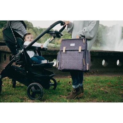 Eddie Bauer Cascade Plaid Diaper Bag - Gray 9 Eddie Bauer Cascade Plaid Diaper Bag - Gray - Image 9