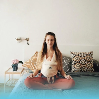 Baby K'tan Pre-Wrapped Ready To Wear Baby Carrier: Natural Organic Cotton 1 Baby K'tan Pre-Wrapped Ready To Wear Baby Carrier: Natural Organic Cotton