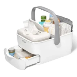 OXO Travel Diaper Caddy With Changing Mat - Gray