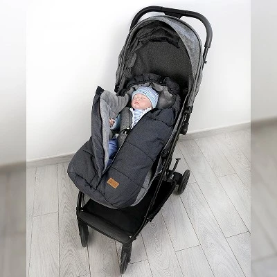 JOYB 2-in-1 Universal Stroller Sleeping Bag & Cushion, Fleece-Lined Sleep Sack For Stroller 4 JOYB 2-in-1 Universal Stroller Sleeping Bag & Cushion, Fleece-Lined Sleep Sack For Stroller - Image 4