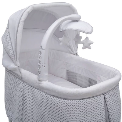 Delta Children Serta IComfort Hands-Free Auto-Glide Bedside Bassinet Portable Crib Features Silent Smooth Gliding Motion That Soothes Baby - Cameron 4 Delta Children Serta IComfort Hands-Free Auto-Glide Bedside Bassinet Portable Crib Features Silent Smooth Gliding Motion That Soothes Baby - Cameron - Image 4