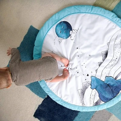 JumpOff Jo - Round Baby Floor Mat For Tummy Time, Play, And More, 36" Diameter - Fairy Blossom 1 JumpOff Jo - Round Baby Floor Mat For Tummy Time, Play, And More, 36" Diameter - Fairy Blossom