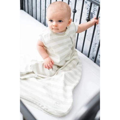 Ecolino Organic Cotton Basic Baby Swaddle Wrap, Gray, 0-6 Months 1 Ecolino Organic Cotton Basic Baby Swaddle Wrap, Gray, 0-6 Months