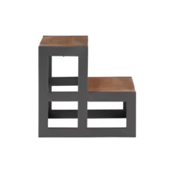 Barberry Wood And Metal Bed Steps - Powell -Baby Trend Store GUEST 85a948c8 8711 4d0c a144 283fb30f28a3