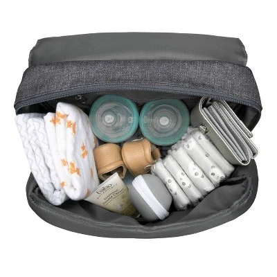 Eddie Bauer Cascade Plaid Diaper Bag - Gray 2 Eddie Bauer Cascade Plaid Diaper Bag - Gray - Image 2